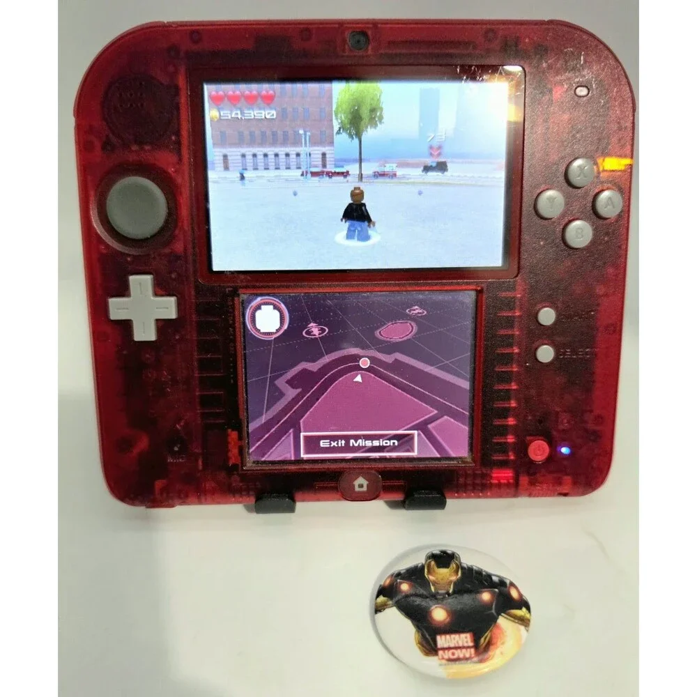 LEGO Marvel's Avengers Nintendo 3DS Cartridge w/ Iron Man Pin & Spiderman Case